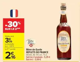 Carrefour Market Bière de Garde REFLETS DE FRANCE offre