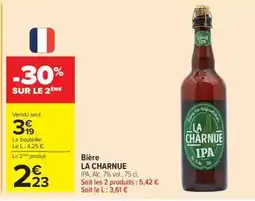 Carrefour Market Bière LA CHARNUE offre