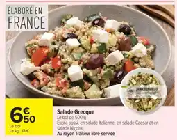 Carrefour Market Salade grecque offre