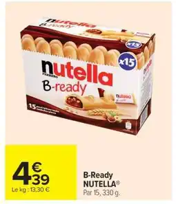 Carrefour Market B-Ready NUTELLA offre