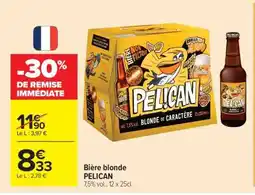Carrefour Market Bière Blonde Pélican offre