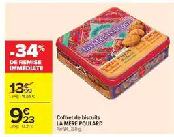Carrefour Market Coffret de Biscuits 'La Mère Poulard' offre