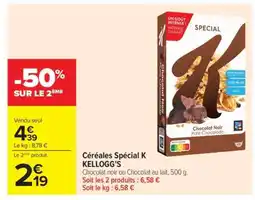 Carrefour Market Céréales Special K Kellogg's offre