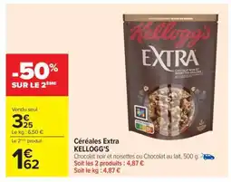 Carrefour Market Céréales Extra KELLOGG'S offre