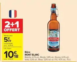 Carrefour Market BIERE MONT-BLANC offre