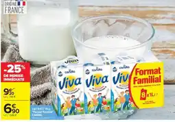 Carrefour Market Lait U.H.T. Viva Format Familial CANDIA offre