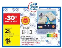 Carrefour Market Feta A.O.P. CARREFOUR EXTRA offre