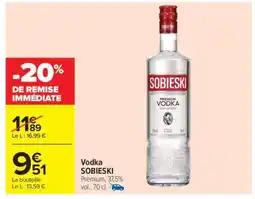Carrefour Market Vodka Sobieski offre