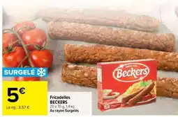 Carrefour Fricadelles BECKERS offre