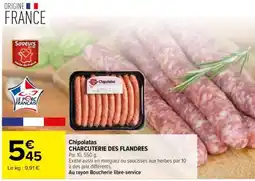 Carrefour Chipolatas offre