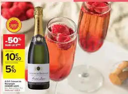 Carrefour A.O.P. Crémant de Bourgogne HONORÉ LOUIS offre