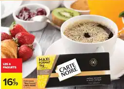 Carrefour Carte Noire offre