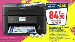 Bureau Vallée Imprimante jet d'encre multifonction epson wf-2960dwf offre