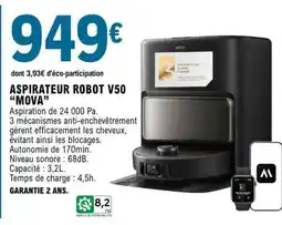 E.Leclerc ASPIRATEUR ROBOT V50 “MOVA” offre