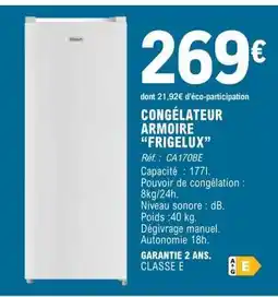 E.Leclerc CONGÉLATEUR ARMOIRE FRIGELUX offre