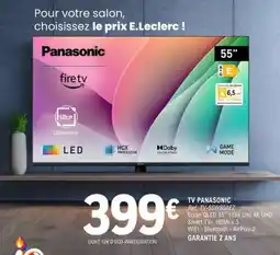 E.Leclerc TV PANASONIC offre