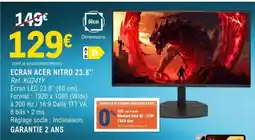 E.Leclerc ECRAN ACER NITRO 23.8’’ offre