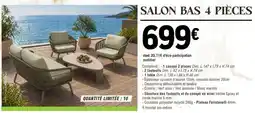 E.Leclerc SALON BAS 4 PIÈCES offre