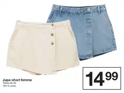 Zeeman Jupe-short femme offre