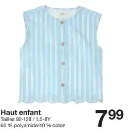 Zeeman Haut enfant offre