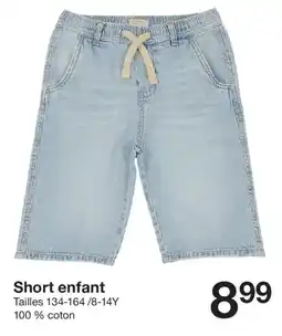 Zeeman Short enfant offre