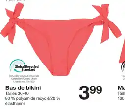 Zeeman Bas de bikini offre