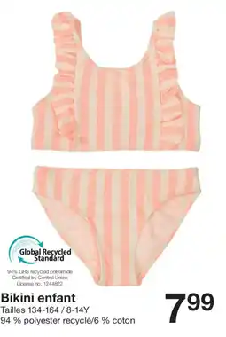 Zeeman Bikini enfant offre