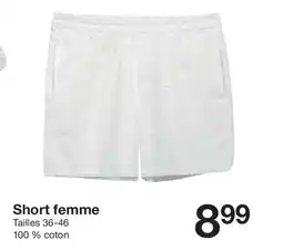 Zeeman Short femme offre