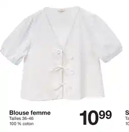 Zeeman Blouse femme offre