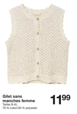 Zeeman Gilet sans manches femme offre