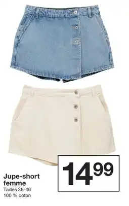 Zeeman Jupe-short femme offre