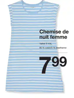Zeeman Chemise de nuit femme offre