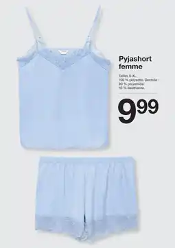 Zeeman Pyjashort femme offre