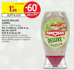 Intermarché Sauce deluxe amora offre