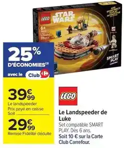 Carrefour Lego - le landspeder de luke offre