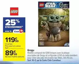 Carrefour Lego - grogu offre