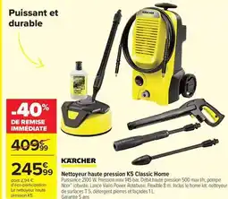 Carrefour Kärcher - nettoyeur haute pression k5 classic home offre