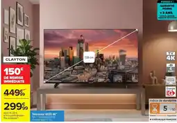 Carrefour Clayton - téléviseur oled 4k offre