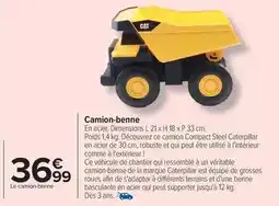 Carrefour Cat - camion-benne offre