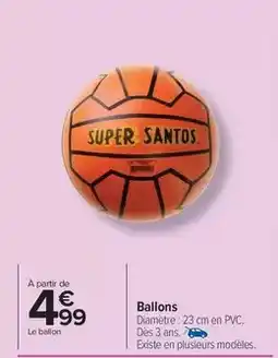 Carrefour Santos - ballons offre