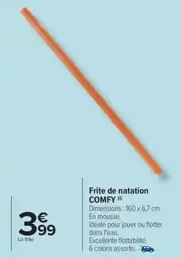 Carrefour Frite de natation offre