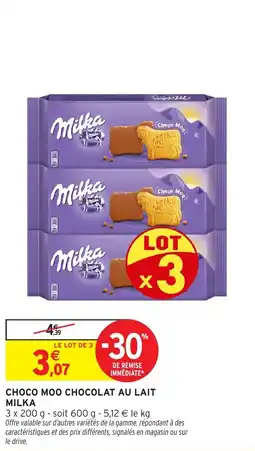 Intermarché Choco moo chocolat au lait milka offre