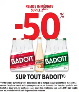 Intermarché Sur tout badoit offre