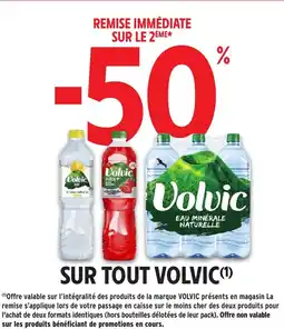 Intermarché Sur tout volvic offre