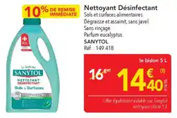 METRO Nettoyant désinfectant offre