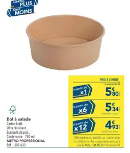 METRO Bol à salade offre