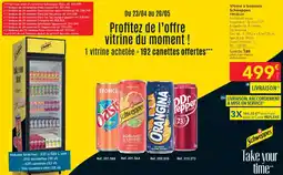 METRO Vitrine à boissons schweppes frigelux offre