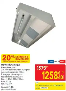 METRO Hotte dynamique offre