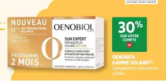 Auchan Parapharmacie Oenobiol gamme solaire offre