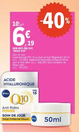 E.Leclerc Nivea q10 soin anti-âge offre